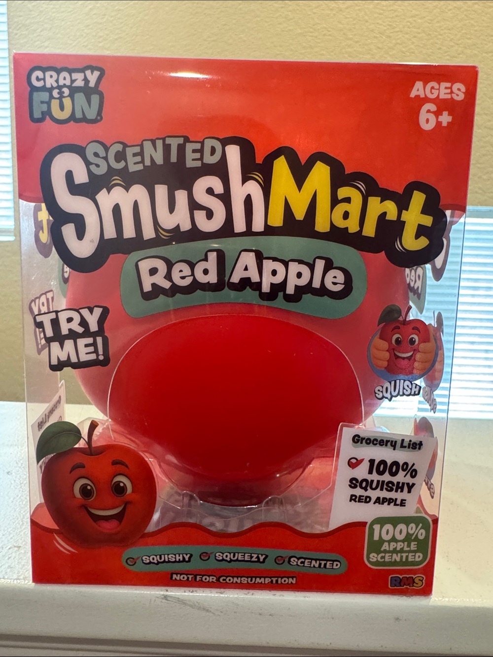SmushMart Scented Red Apple Squishy Toy by